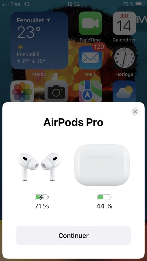 Connexion de l'Airpods 2 à un iPhone 