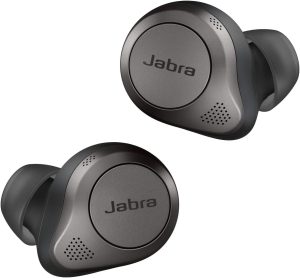 
Jabra Elite 85t True Wireless - Écouteurs Sans Fil à Réduction de Bruit Active, Longue Autonomie et Écouteurs Puissants - Boîtier de Chargement Sans Fil